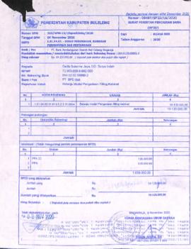 Belanja Modal Pengadaan Filling Kabinet Bulan Nopember 2020 Rp.10.120.000,00 Keg.01.013 (Made Adi...