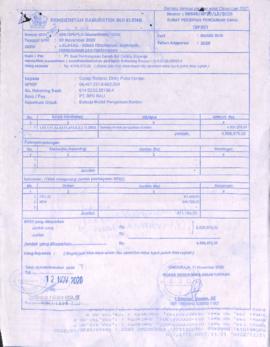 Belanja Modal Pengadaan Korden Bulan Nopember 2020 Rp.4.506.975,00 Keg.01.013 (Made Adiana,SE.,M....