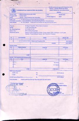 Belanja Modal Pengadaan Printer  kegiatan Pengembangan Sarana dan Prasarana (20.004)